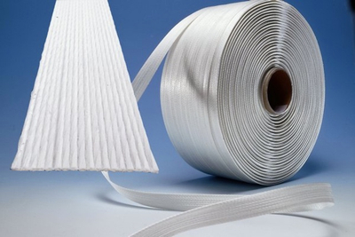 Linha de extrusão de alças compostas de fios de poliéster
